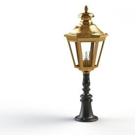 Louis XIII 09 | Messing Wegeleuchte – klassische Außenbeleuchtung mit ausgewogener Höhe von Roger Pradier